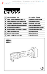 Makita DTM51RM1J3 Manual De Instrucciones