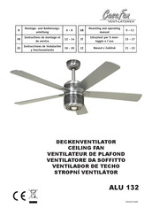 CasaFan ALU 132 Instrucciones De Instalación Y Funcionamiento