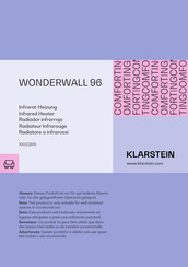 Klarstein WONDERWALL 96 Manual De Instrucciones