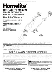 Homelite UT32050 Manual Del Operador