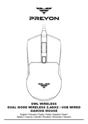 PREYON OWL WIRELESS Manual De Usuario