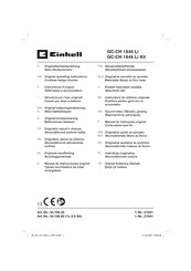 EINHELL 34.106.83 Manual De Instrucciones Original