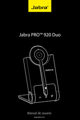 Jabra Pro 920 Duo Manual De Usuario