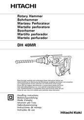 Hitachi DH 40MR Instrucciones De Manejo