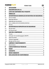 Powerplus POWX1724S Manual Del Usuario