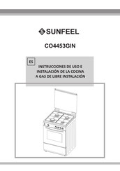 SUNFEEL CO4453GIN Instrucciones De Uso E Instalación