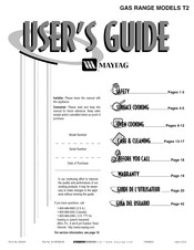 Maytag T2 Guia Del Usuario