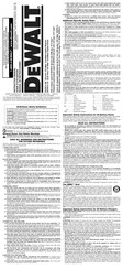DeWalt DCF815 Manual De Instrucciones