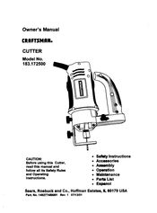 Craftsman 183.172500 Manual Del Propietário