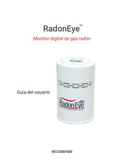 Ecosense RadonEye Guia Del Usuario