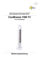 Suntec Wellness Klimatronic CoolBreeze 7400 TV Manual Del Usuario