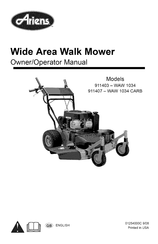 Ariens WAW 1034 CARB Manual Del Propietario - Operador