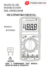 Precision DT9205A Manual De Instrucción Del Operador