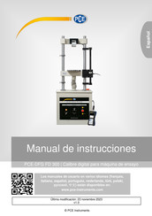 PCE Instruments PCE-DFG FD 300 Manual De Instrucciones