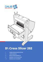 Daub D/ Cross Slicer 202 Manual De Usuario