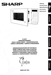 Sharp Com Cook R-3A57 Manual De Instrucciones Y Recetario