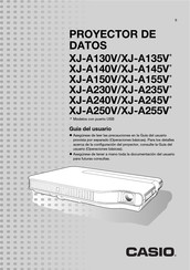 Casio XJ-A250V Guia Del Usuario