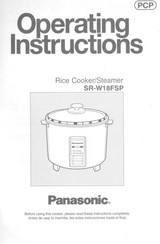 Panasonic SR-W18FSP Instrucciones De Funcionamiento