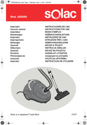 SOLAC AB2650 Instrucciones De Uso