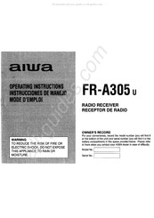 Aiwa FR-A305U Instrucciones De Manejo