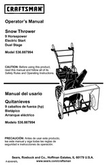 Craftsman 536.887994 Manual Del Operador