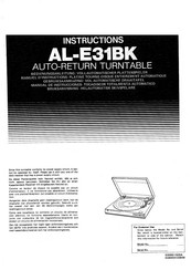 JVC AL-E31BK Manual De Instrucciones