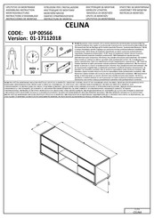 Forma Ideale CELINA UP 00566 Instrucciones De Montaje