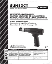 Sunex HD SX9200 Información De Seguridad Del Producto