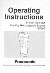 Panasonic ES366 Instrucciones De Funcionamiento