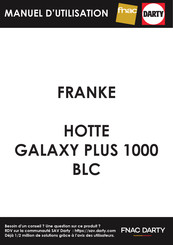 Franke GALAXY PLUS INOX-FPGL 1400 Manual Del Usuario