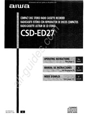 Aiwa CSD-ED27 Manual De Instrucciones