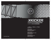 Kicker ZX500.1 Manual Del Propietário