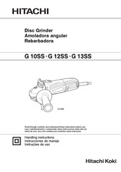 Hitachi G 13SS Instrucciones De Manejo