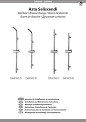 Bossini Asta Saliscendi DA3000.B Instrucciones Para La Instalación Y El Mantenimiento