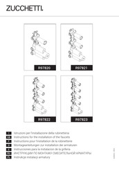 Zucchetti R97820 Instrucciones Para La Instalación