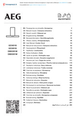 AEG DBB3651M Manual De Instrucciones