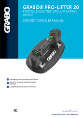 Grabo PRO-LIFTER 20 Manual Del Operador