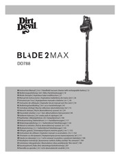 Dirt Devil BLADE 2 MAX Manual De Instrucciones