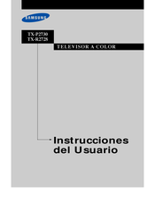 Samsung TX-P2730 Instrucciones Del Usuario