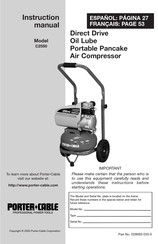 Porter Cable C2550 Manual De Instrucciones