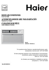 Haier ESA424J-L Manual De Uso Y Cuidado