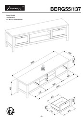 finori BERG55/137 Instrucciones De Montaje