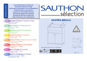 SAUTHON selection AGATHA QH161A Folleto Técnico