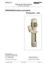 BRINKMANN PUMPS SAL1002 1090 Manual De Instrucciones