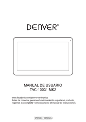 Denver TAC-10031 MK2 Manual De Usuario