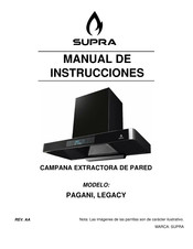 Supra PAGANI Manual De Instrucciones