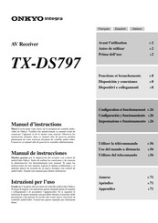 Onkyo TX-DS797 Manual De Instrucciones