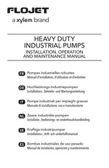 Xylem FLOJET R8500134A Manual De Instalación, Operación Y Mantenimiento