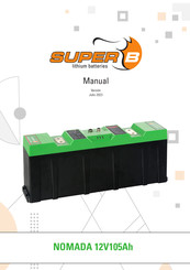 Super B NOMADA 12V105Ah Manual De Usuario