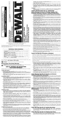 DeWalt DW887 Manual De Instrucciones